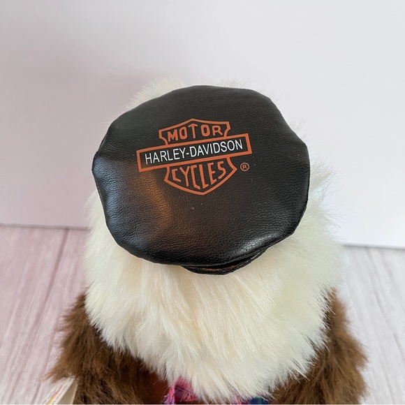 Harley Davidson Plush Stuffy Bald Eagle TonyToy Tags Vtg Bird Toy Like New Soft - Picture 5 of 11